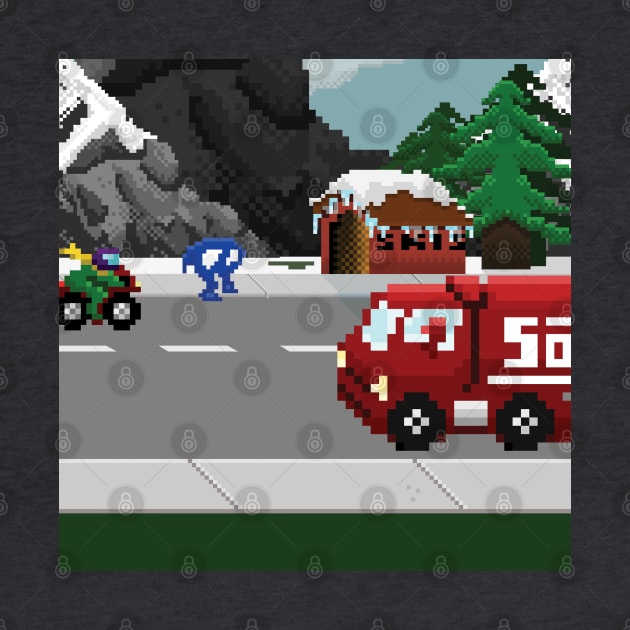 Horace goes Skiing ( Crossing the Road) by RetroTrader